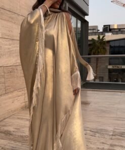 Tassel golden gown