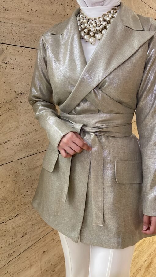 Metallic blazer