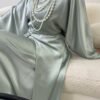 Light blue silky gown