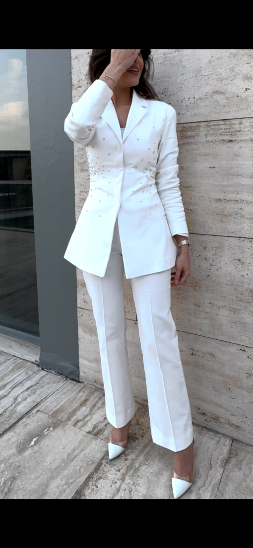 Crystals blazer in offwhite (only blazer)