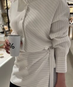 Wrapped shirt white