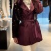 Maroon sequence blazer