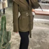 Double wrapped blazer